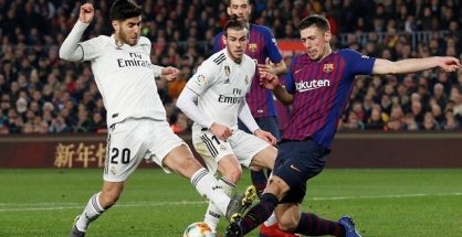 Real Madrid hòa Barcelona ở bán kết Clasico Copa del Rey