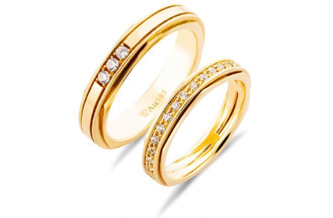 Vàng 585 dễ dàng chế tác thành nhiều kiểu dáng và mẫu mã khác nhau