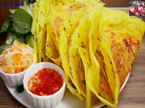 Cách pha nước chấm bánh xèo chua ngọt hấp dẫn