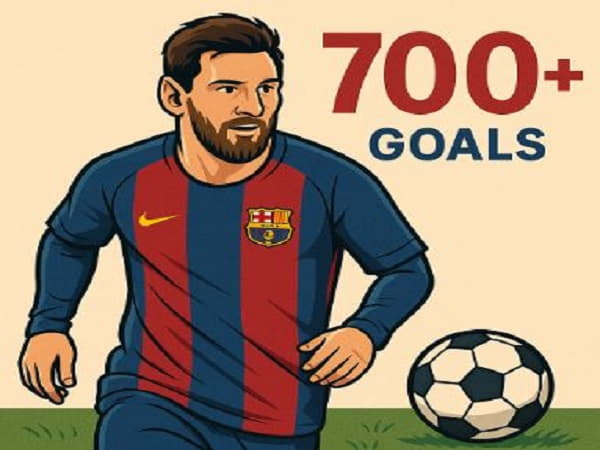 Tổng kết số bàn thắng của Messi qua các năm là minh chứng cho sự vĩ đại