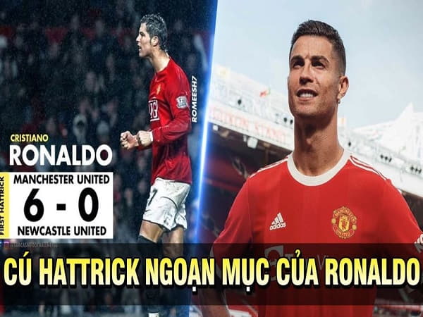 Ronaldo với pha solo ngoạn mục trong trận MU – Newcastle (2005)