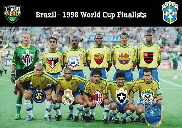 Brazil về nhì tại World Cup 1998